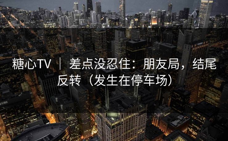 糖心TV ｜ 差点没忍住：朋友局，结尾反转（发生在停车场）